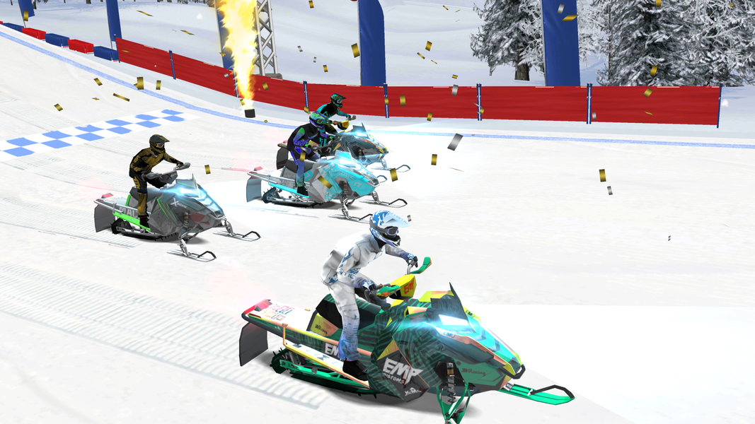 Mad Skills Snocross - Gameplay image of android game