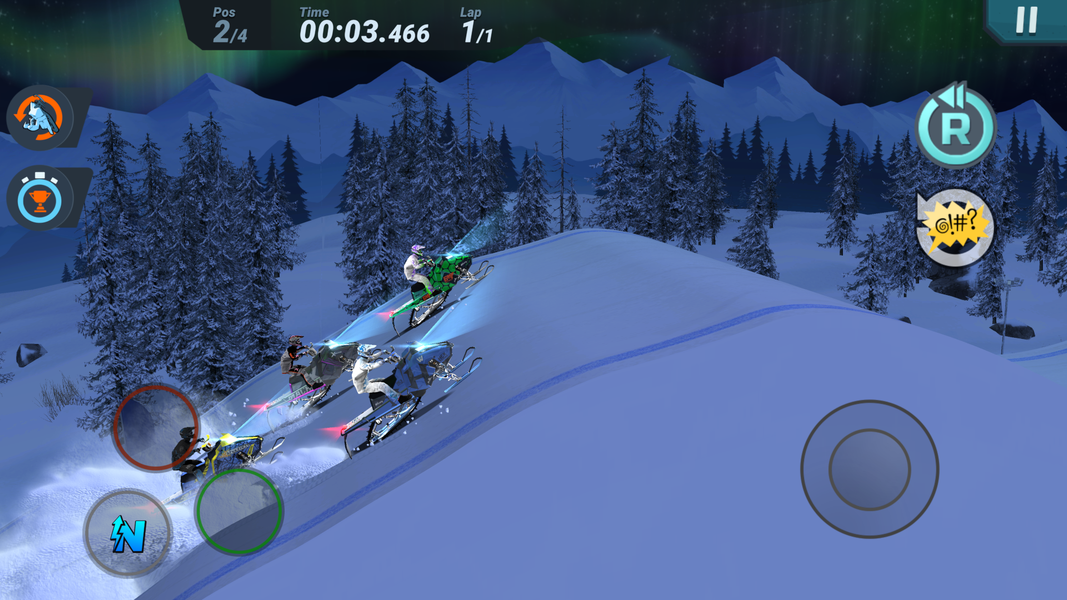 Mad Skills Snocross - Gameplay image of android game