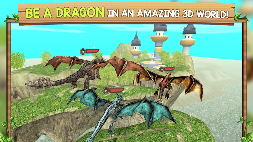 Dragon Sim Online: Be A Dragon - Gameplay image of android game
