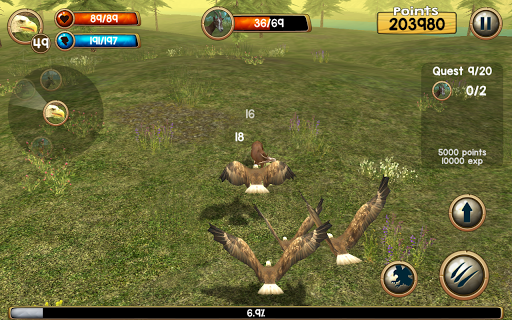 Wild Eagle Sim 3D - Gameplay image of android game