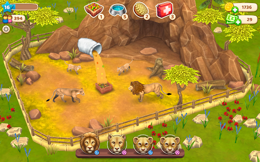Animal Garden: Zoo Farm Merge - Gameplay image of android game