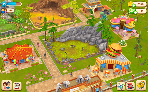 Animal Garden: Zoo Farm Merge - Gameplay image of android game