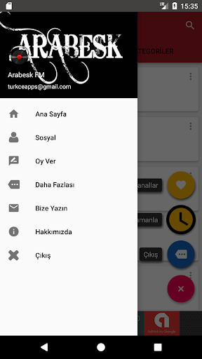 Arabesk Radyolar - Image screenshot of android app