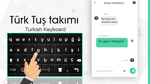 Turkish Keyboard - Image screenshot of android app