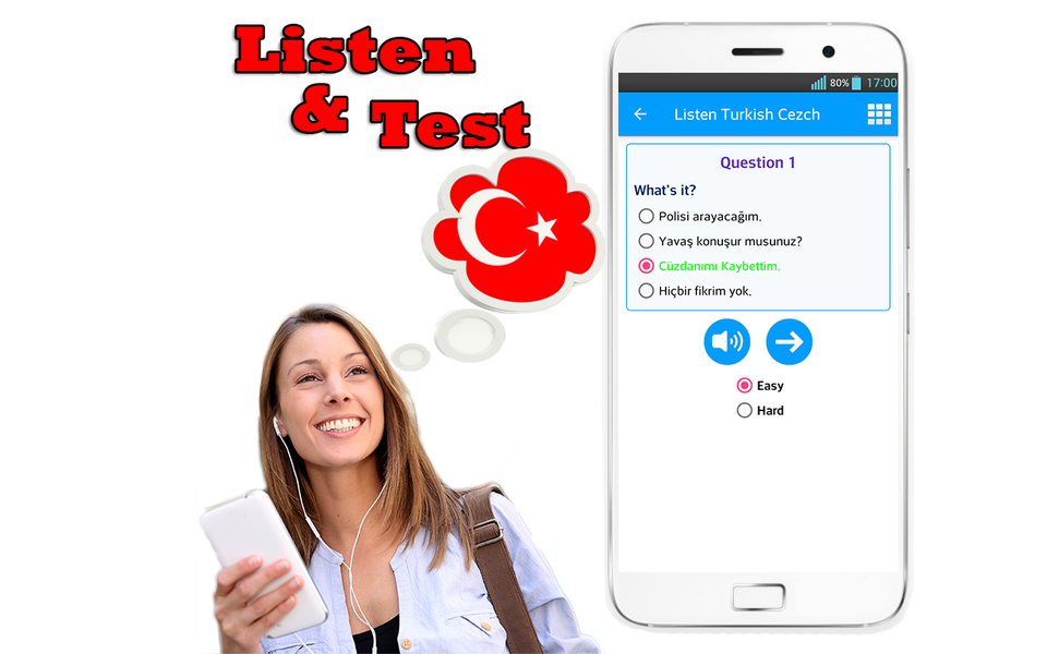 Learn Turkish Phrases Offline - عکس برنامه موبایلی اندروید
