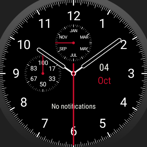 Essential ۳۱۰۰ - Wear OS Watch Face Ambient Second - عکس برنامه موبایلی اندروید