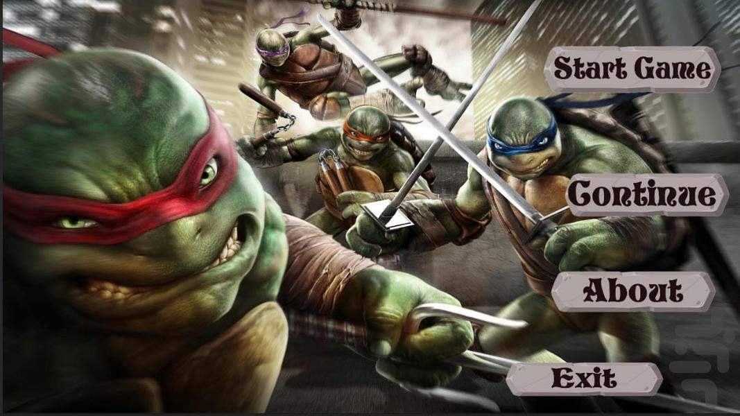 Ninja Turtles in Space City - Gameplay image of android game