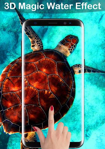 🐢 Sea Turtle Lock Screen Live Wallpaper - عکس برنامه موبایلی اندروید