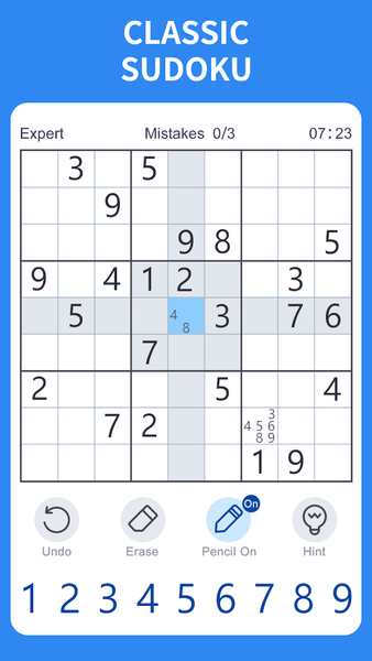 Sudoku Puzzle Game - عکس بازی موبایلی اندروید