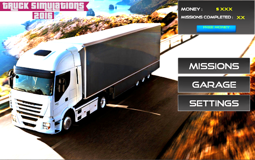 Truck Simulation 2016 - عکس بازی موبایلی اندروید