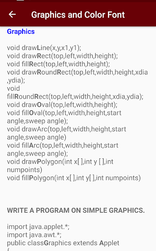 Swings and Applets - Java Tutorial - عکس برنامه موبایلی اندروید