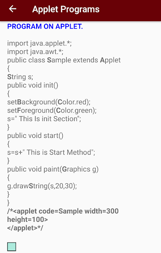 Swings and Applets - Java Tutorial - عکس برنامه موبایلی اندروید