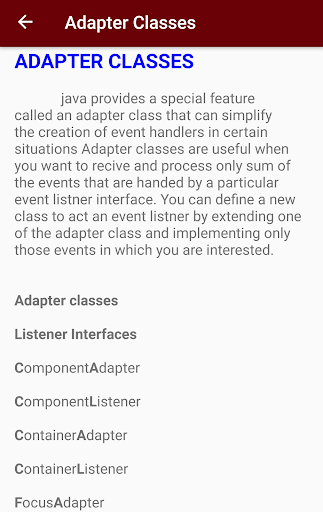 Swings and Applets - Java Tutorial - عکس برنامه موبایلی اندروید
