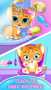 Baby Tiger Care - Gameplay image of android game