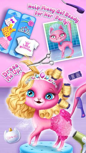 Cat Hair Salon Birthday Party - Gameplay image of android game