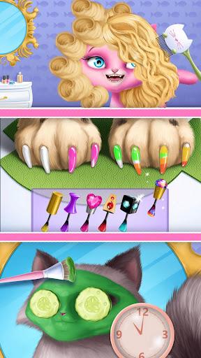 Cat Hair Salon Birthday Party - Gameplay image of android game