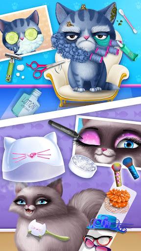 Cat Hair Salon Birthday Party - Gameplay image of android game
