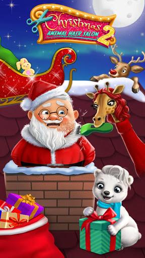 Christmas Animal Hair Salon 2 - Gameplay image of android game