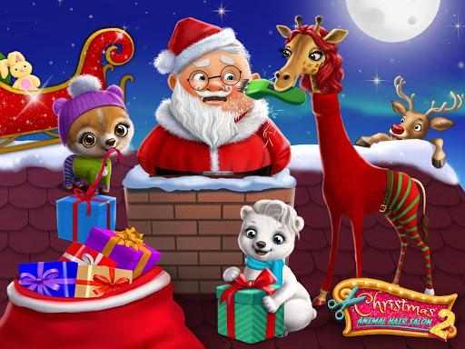 Christmas Animal Hair Salon 2 - Gameplay image of android game