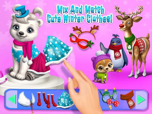 Christmas Animal Hair Salon 2 - Gameplay image of android game