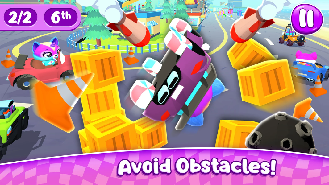 Fluvsies Racing - Gameplay image of android game