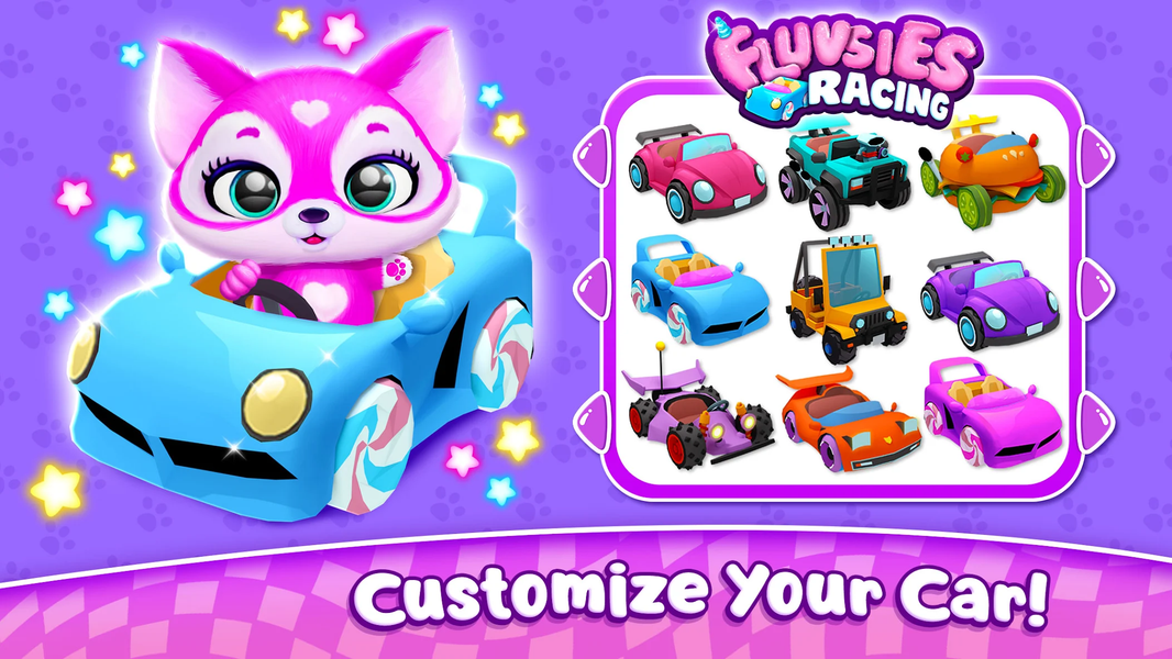 Fluvsies Racing - Gameplay image of android game