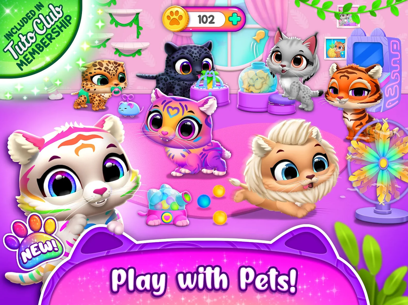 Jungle Floof - Island Pet Care - Gameplay image of android game