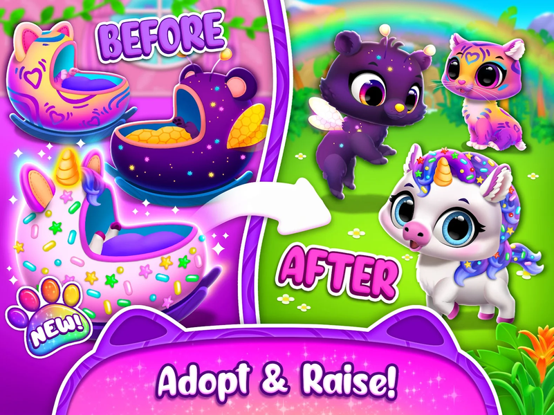 Jungle Floof - Island Pet Care - Gameplay image of android game