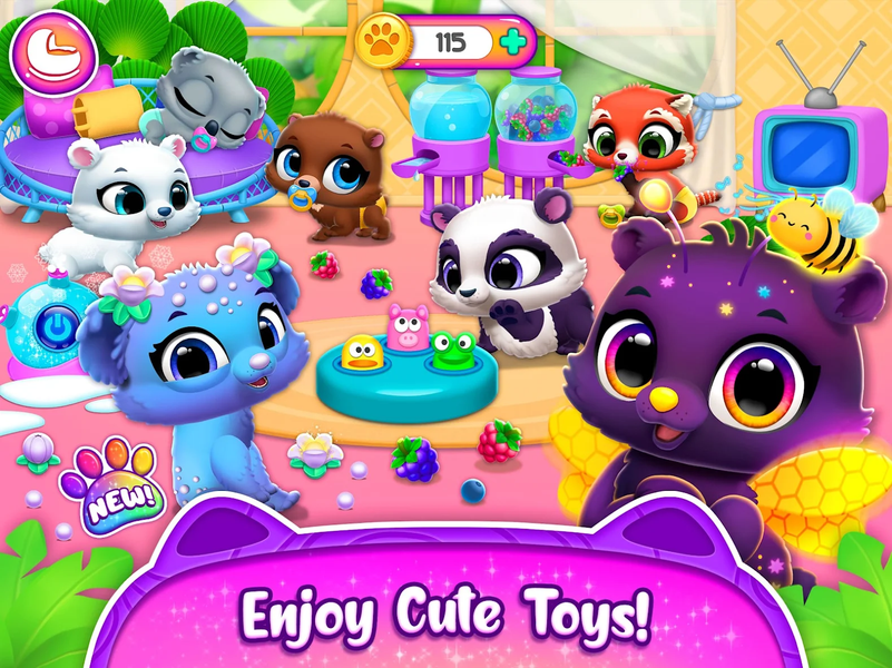 Jungle Floof - Island Pet Care - Gameplay image of android game