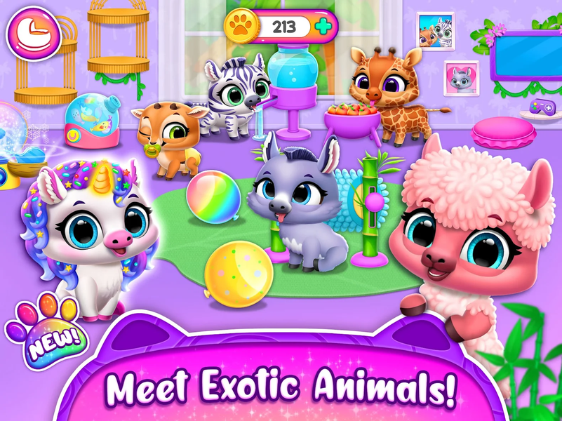 Jungle Floof - Island Pet Care - Gameplay image of android game