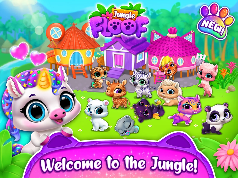 Jungle Floof - Island Pet Care - Gameplay image of android game
