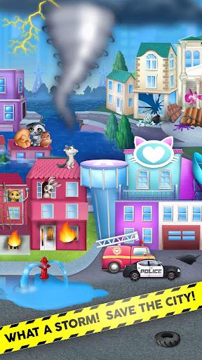 Kitty Meow Meow City Heroes - Gameplay image of android game