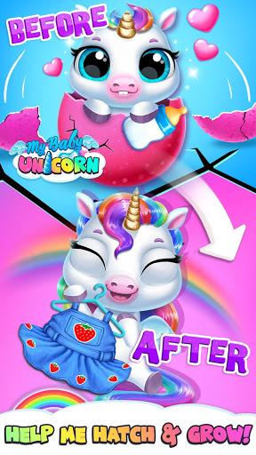 My Baby Unicorn - Pony Care - Gameplay image of android game