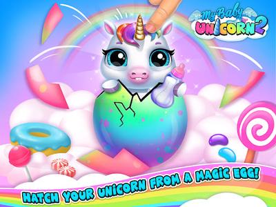 My Baby Unicorn 2 - عکس بازی موبایلی اندروید