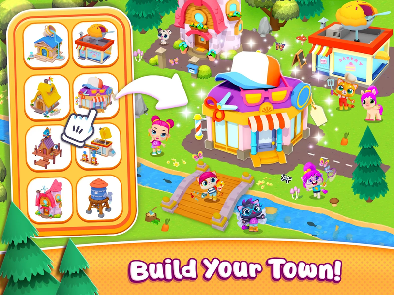 Pocket Town - Animal World - Gameplay image of android game