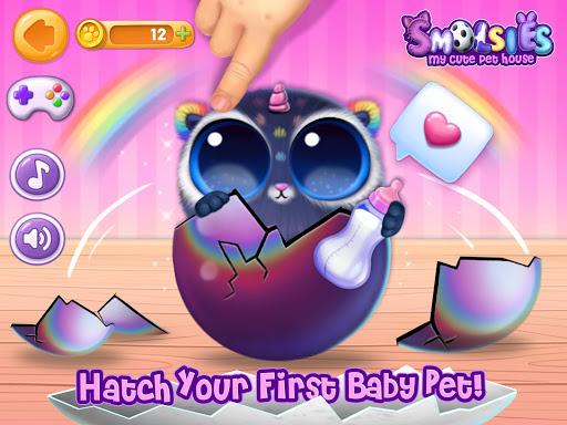 Smolsies - My Cute Pet House - Gameplay image of android game
