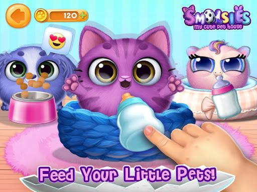 Smolsies - My Cute Pet House - Gameplay image of android game