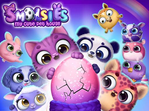 Smolsies - My Cute Pet House - Gameplay image of android game