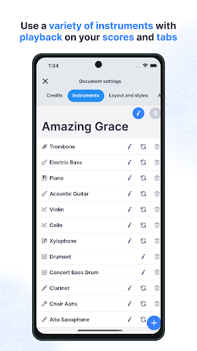 Flat: Music Score & Tab Editor - عکس برنامه موبایلی اندروید