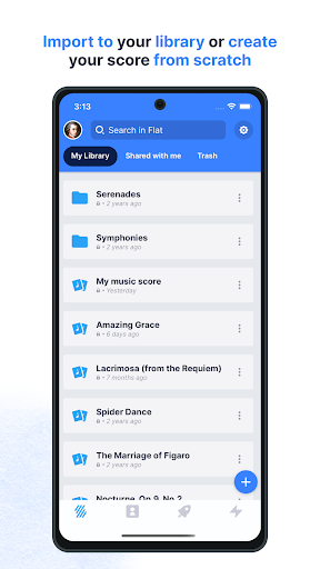 Flat: Music Score & Tab Editor - عکس برنامه موبایلی اندروید