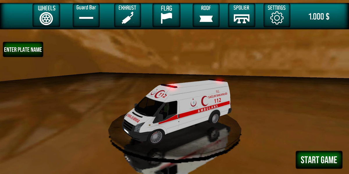 Ambulance Games Siren Sound - Gameplay image of android game