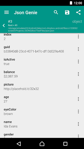 Json Genie (Viewer & Editor) - عکس برنامه موبایلی اندروید