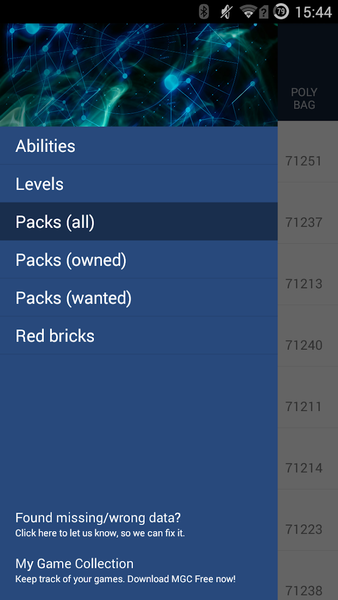 My Collections: Dimensions Ed. - Image screenshot of android app