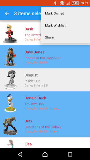 My Disney Infinity Collection - Image screenshot of android app