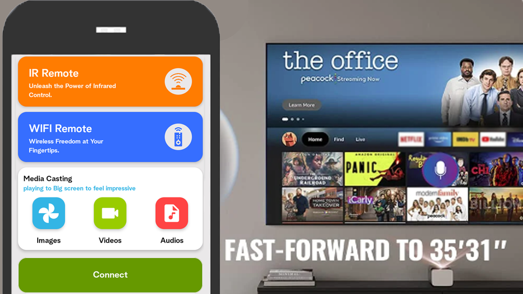 Samsung Smart TV Remote - Image screenshot of android app
