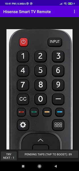 Hisense Smart Tv Remote - عکس برنامه موبایلی اندروید