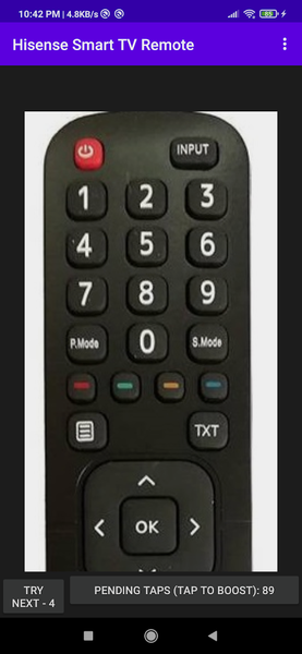 Hisense Smart Tv Remote - عکس برنامه موبایلی اندروید