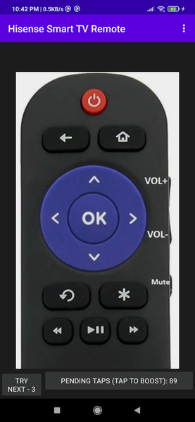 Hisense Smart Tv Remote - عکس برنامه موبایلی اندروید