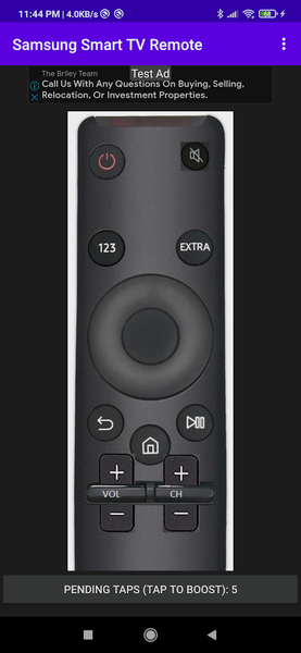 Samsung Smart TV Remote - Image screenshot of android app