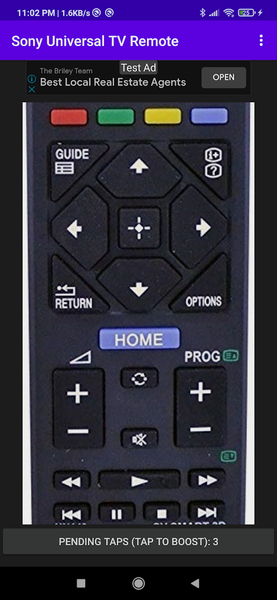 Sony (Unofficial) TV Remote - عکس برنامه موبایلی اندروید